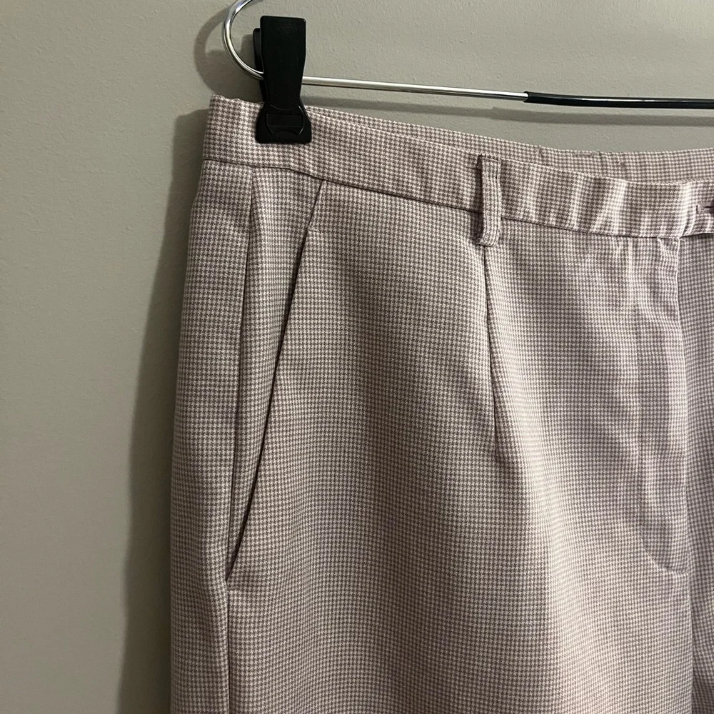 Pendleton cream small checkered loose fit trousers size 14 - Picture 2 of 10